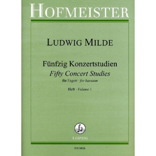 50 Konzertstudien op.26 Band 1 (Nr.1-25)
