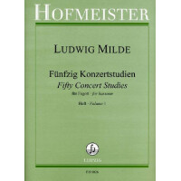 50 Konzertstudien op.26 Band 1 (Nr.1-25)
