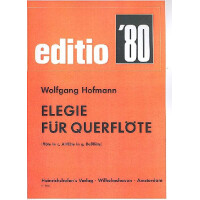 Elegie für Flöte (Flöte in c,