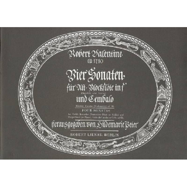 4 Sonaten für Altblockflöte und Bc