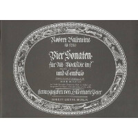 4 Sonaten für Altblockflöte und Bc