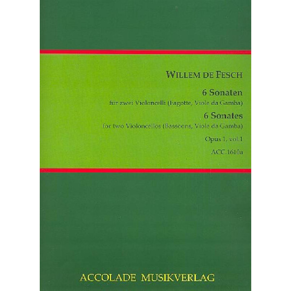 6 Sonaten op.1 Band 1 (Nr.1-3)