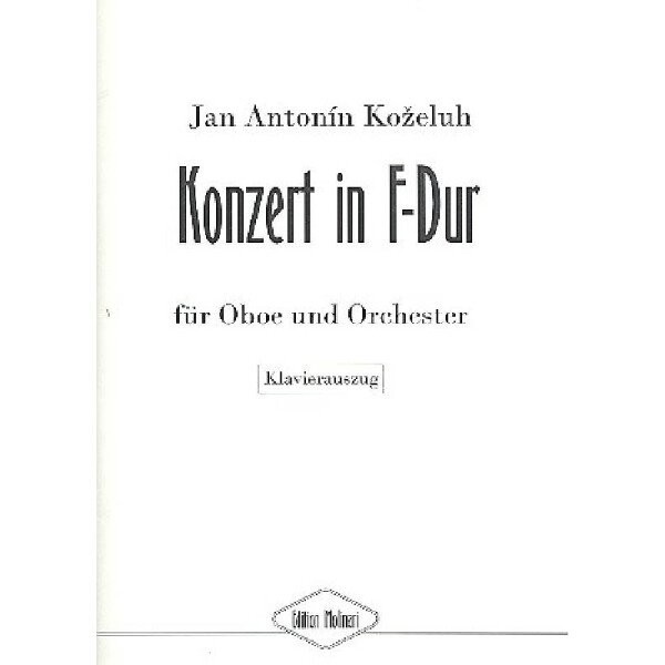 Konzert F-Dur für Oboe und Orchester