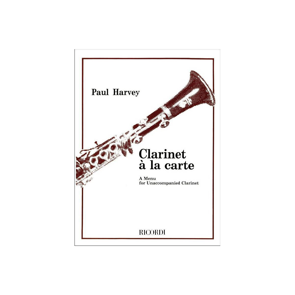 Clarinet a la Carte a menuet for