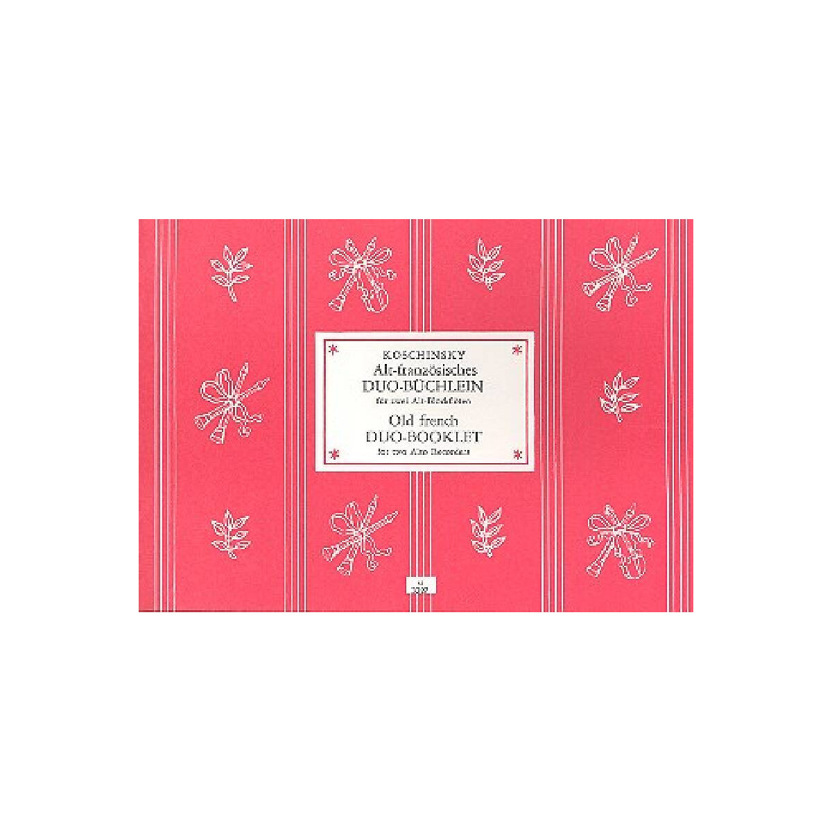 Alt-französisches Duo-Büchlein box