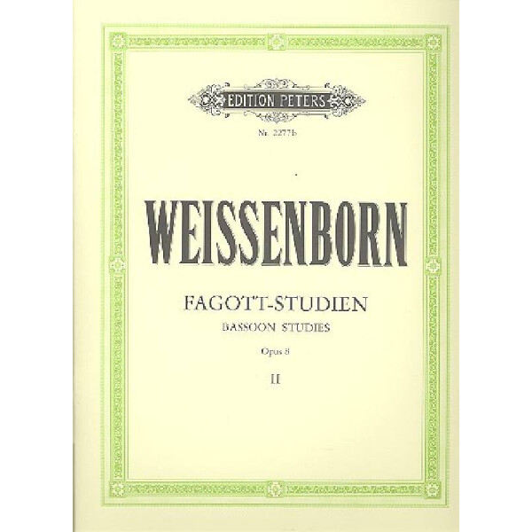 Fagott-Studien op.8 Band 2