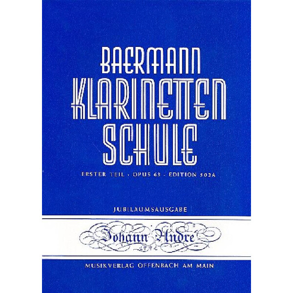 Klarinettenschule Band 1 Erster Teil op.63
