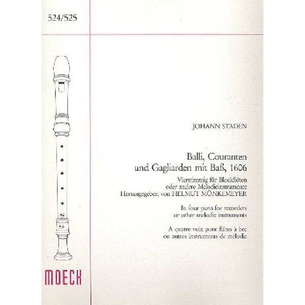 Balli, Couranten und Gagliarden mit Baß (1606)