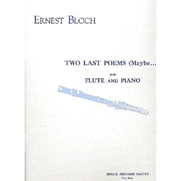 2 last Poems Maybe für