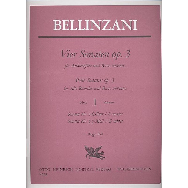 4 Sonaten op.3 Band 1 für