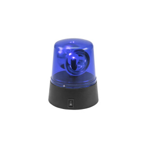 Eurolite LED Mini-Polizeilicht blau USB/Batterie