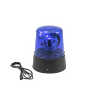 Eurolite LED Mini-Polizeilicht blau USB/Batterie