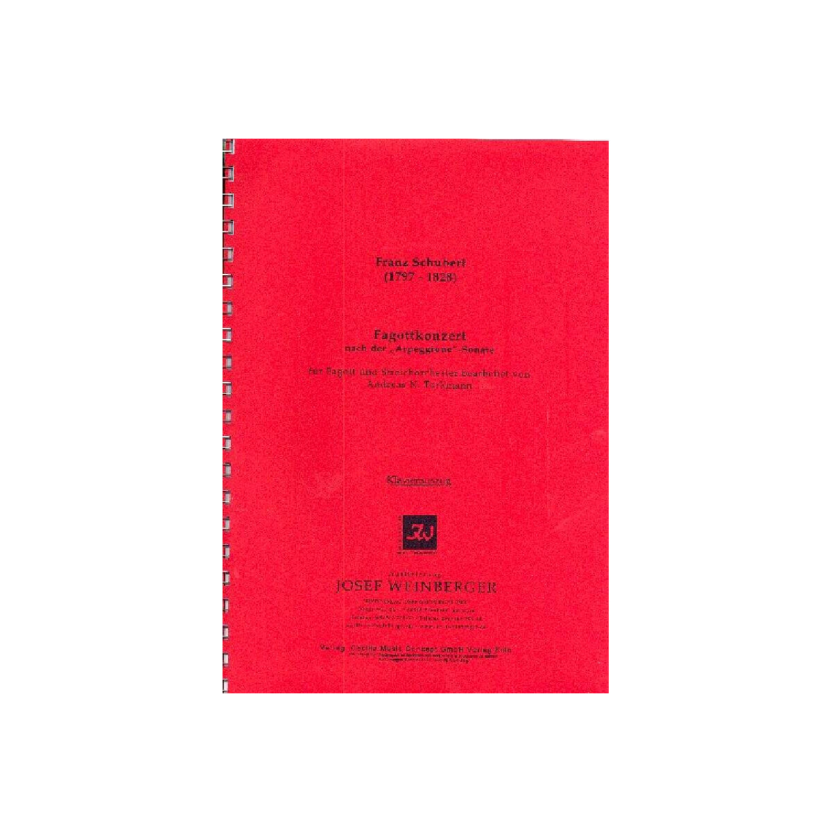 Konzert nach der Arpeggione-Sonate für Fagott und Strei