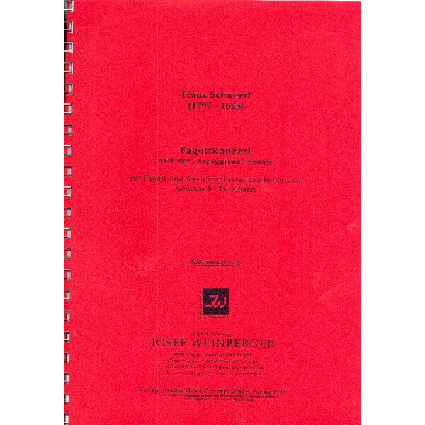 Konzert nach der Arpeggione-Sonate für Fagott und Streichorchester