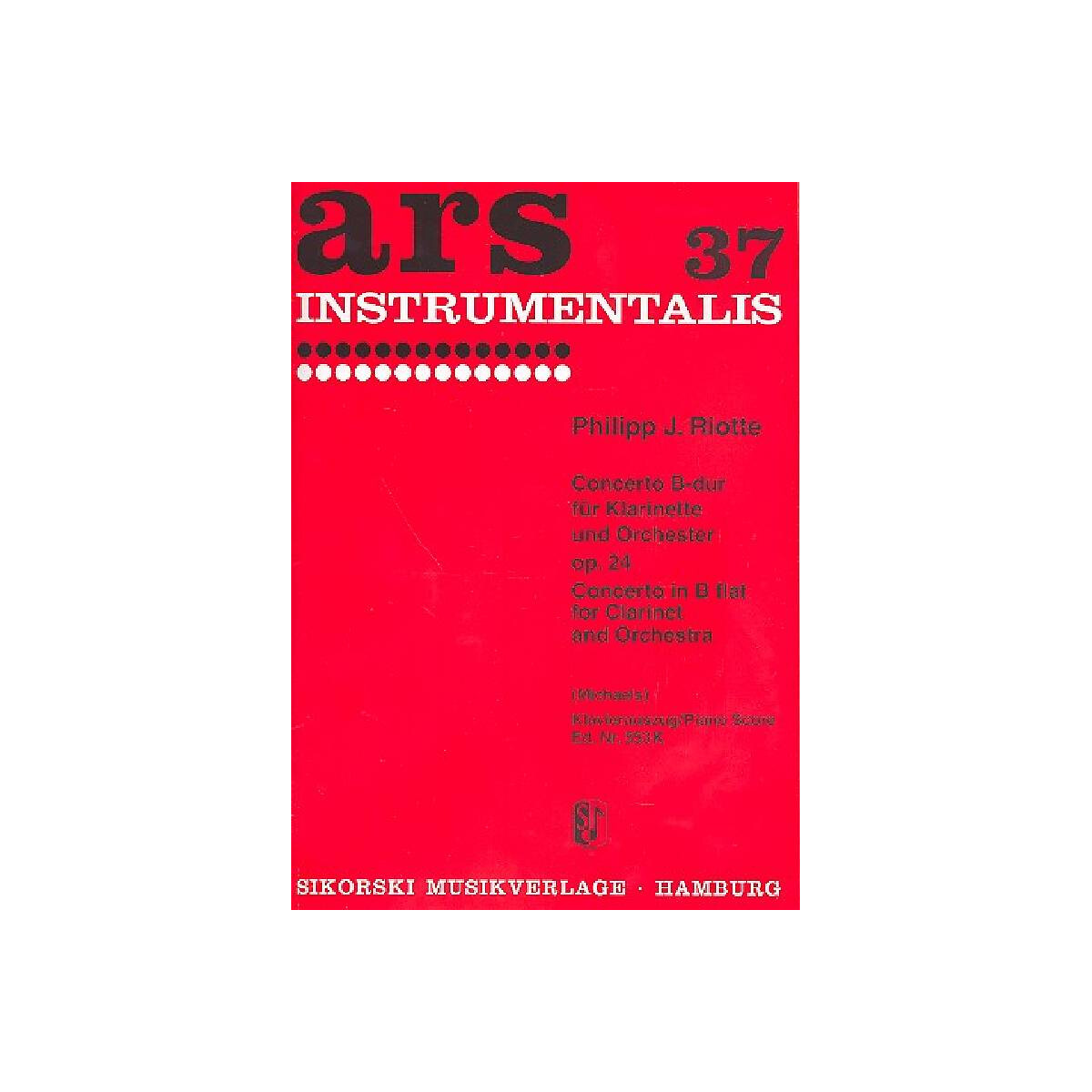 Konzert B-Dur für Klarinette und box