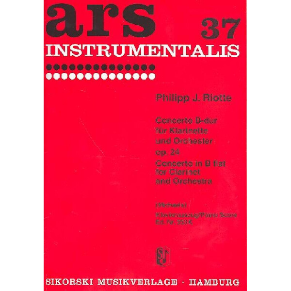 Konzert B-Dur für Klarinette und