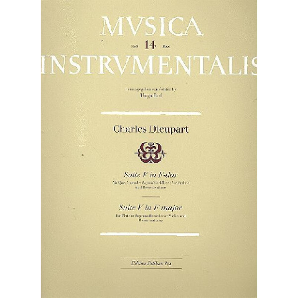 Suite F-Dur Nr.5 für Flöte und Klavier