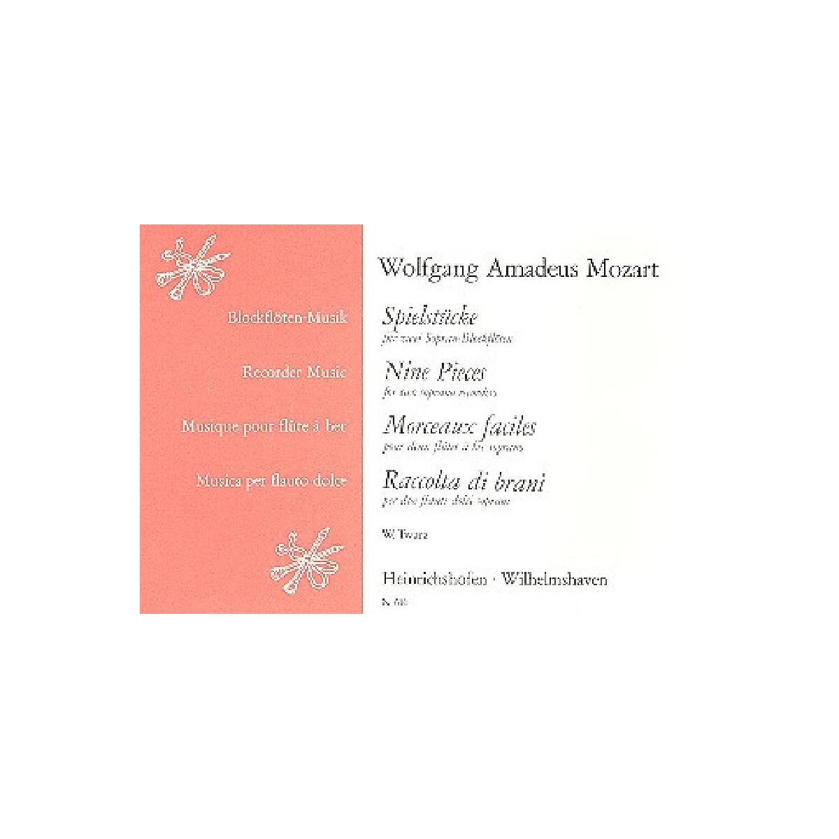 Spielstücke für 2 Sopranblockf box