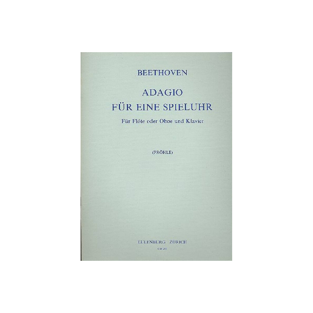 Adagio für eine Spieluhr WoO33 box