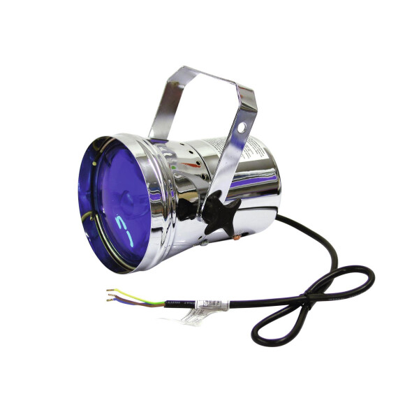 Eurolite T-36 Pinspot with cable, silver