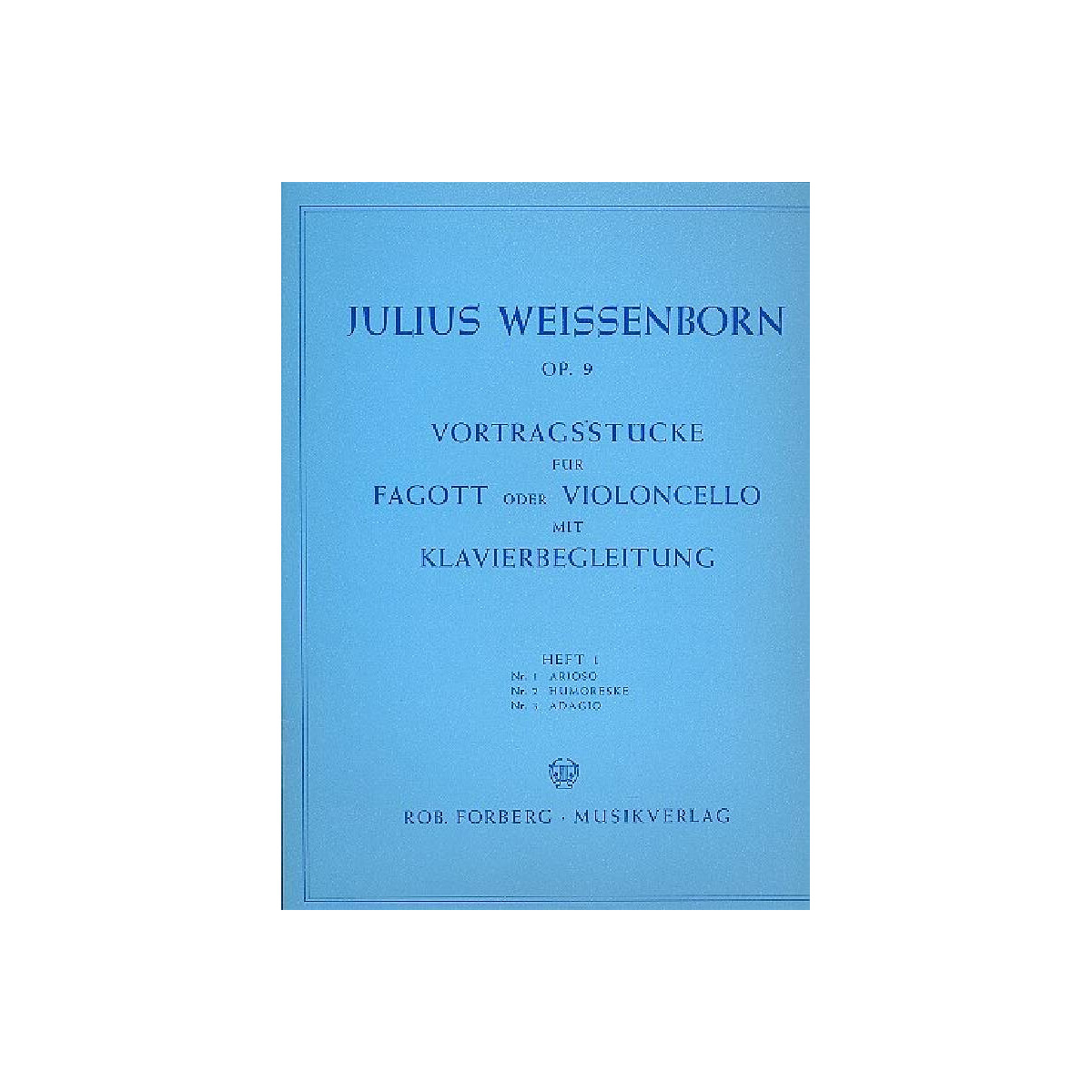 Vortragsstücke op.9 Band 1 box