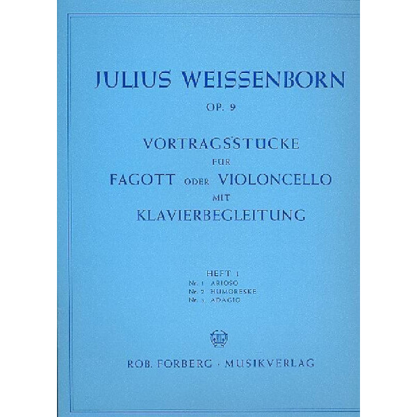 Vortragsstücke op.9 Band 1