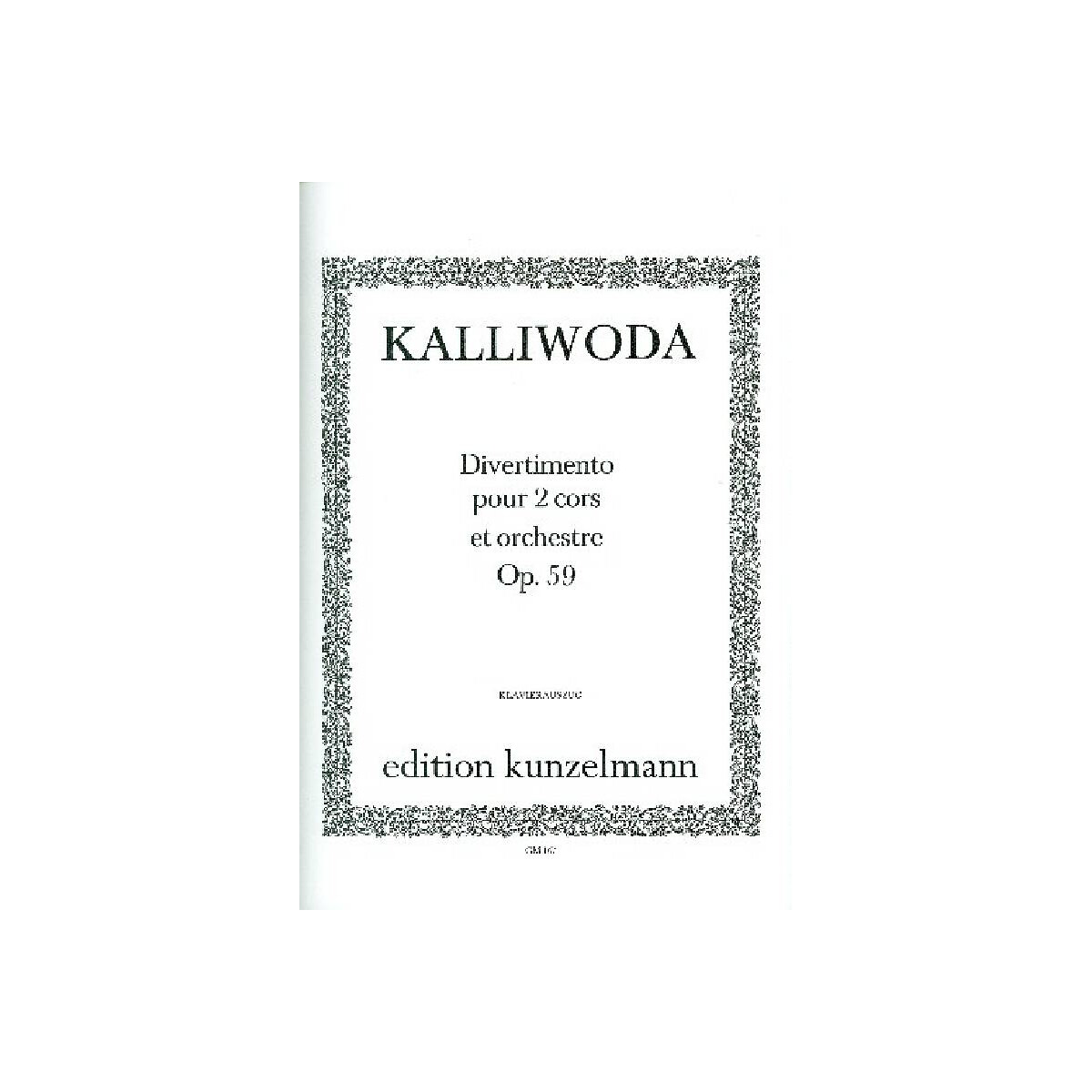 Divertimento op.59 für 2 Hörne box