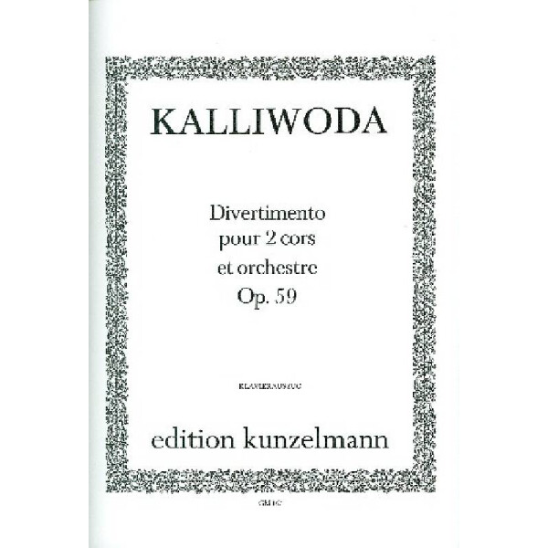 Divertimento op.59 für 2 Hörner und