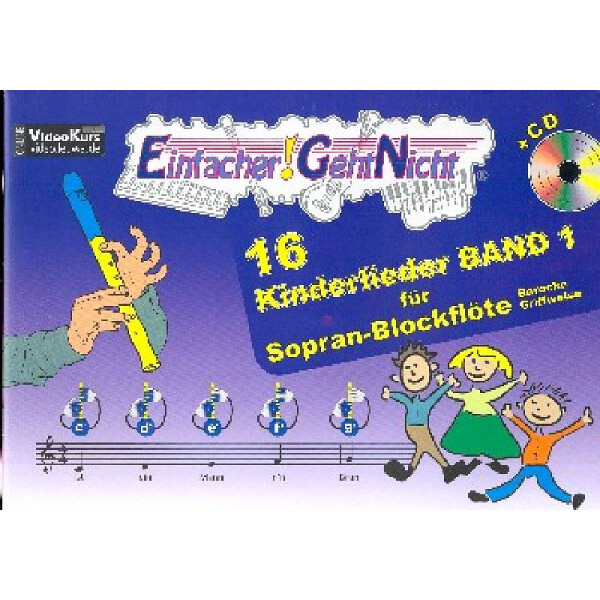 16 Kinderlieder Band 1 (+CD)