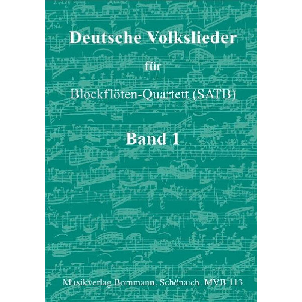 Deutsche Volkslieder Band 1