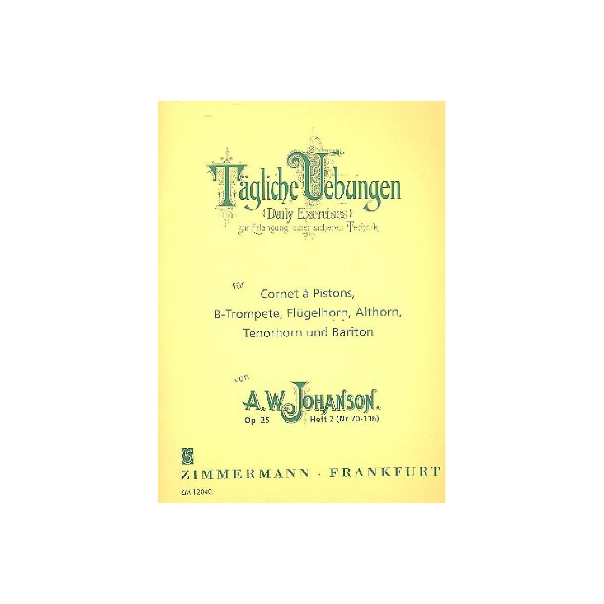 Tägliche Übungen op.25 Band 2  box