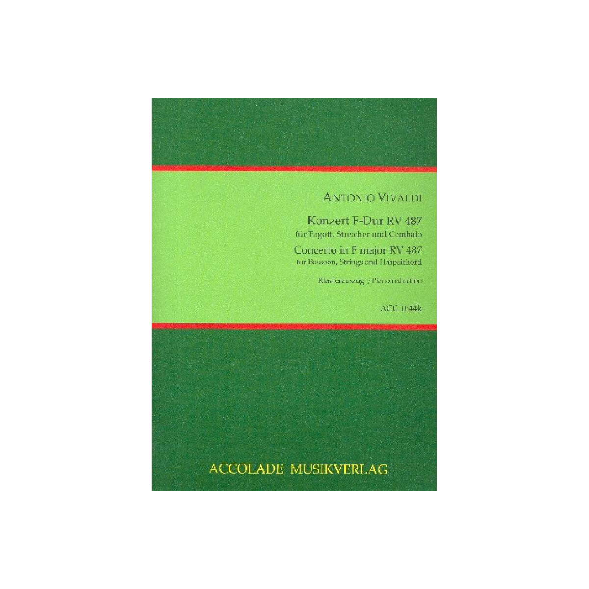 Konzert F-Dur RV487 für Fagott, Str box