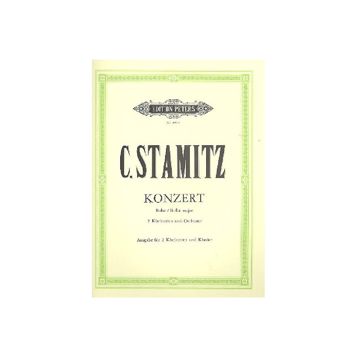 Konzert B-Dur für 2 Klarinetten und box