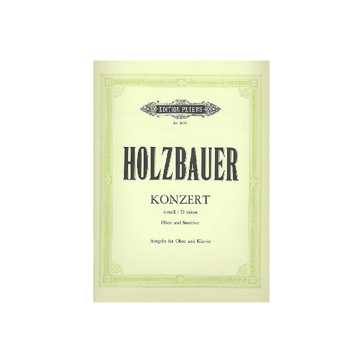 Konzert d-Moll für Oboe und Orchest box