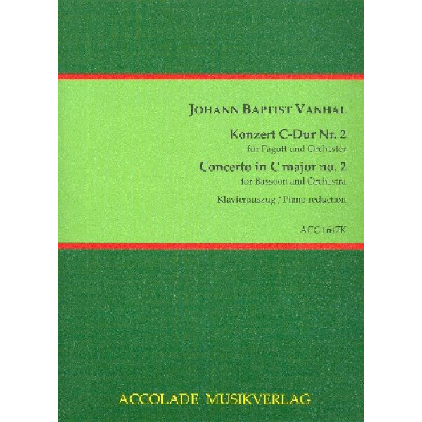 Konzert C-Dur Nr.2 für Fagott und Orchester