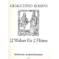 12 Walzer für 2 Flöten