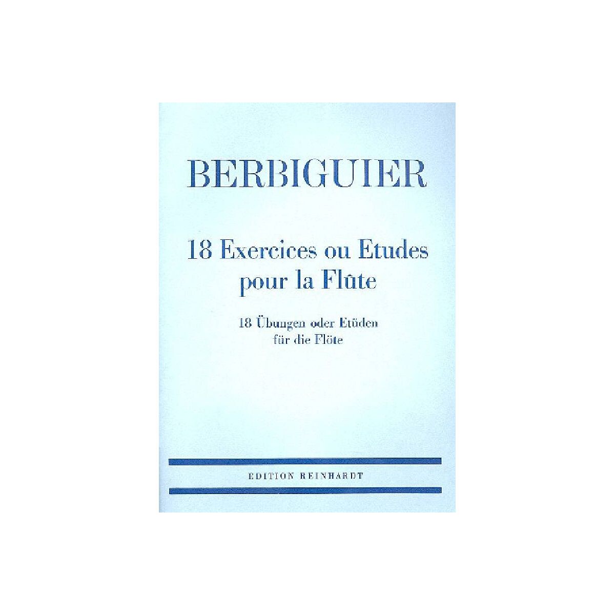 18 Übungen oder Etüden in alle box