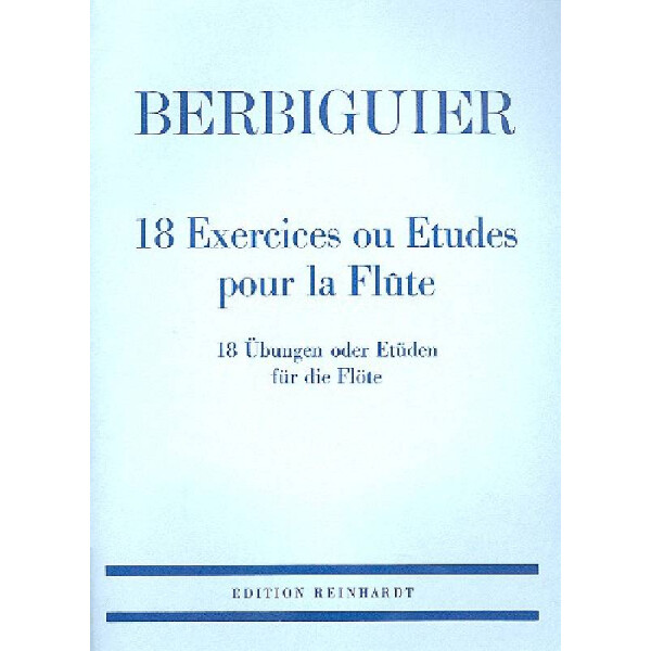 18 Übungen oder Etüden in allen Tonarten