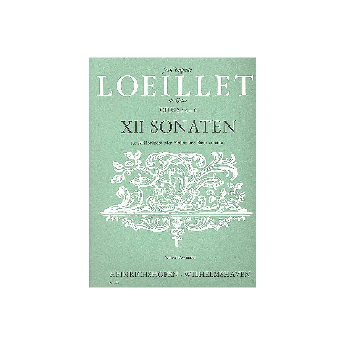 12 Sonaten op.2 Band 2 (Nr.4-6) box