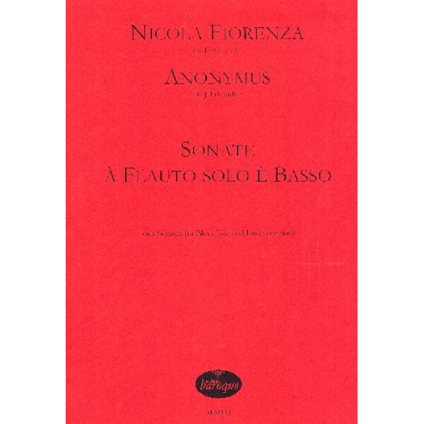 4 Sonate à flauto solo è basso