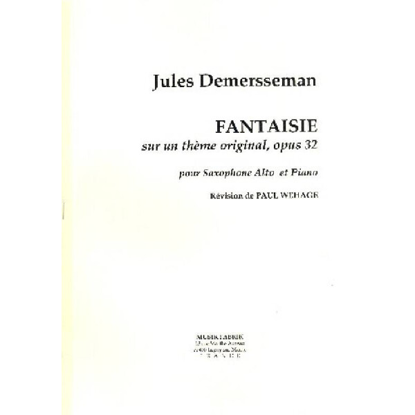 Fantasie sur un thème original op.32