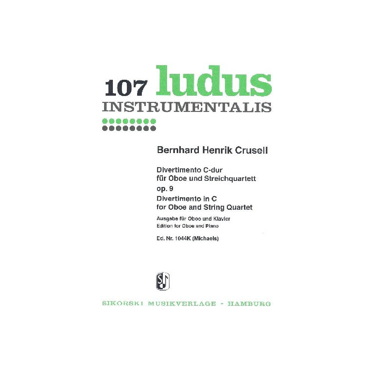 Divertimento C-Dur op.9 f&uuml;r