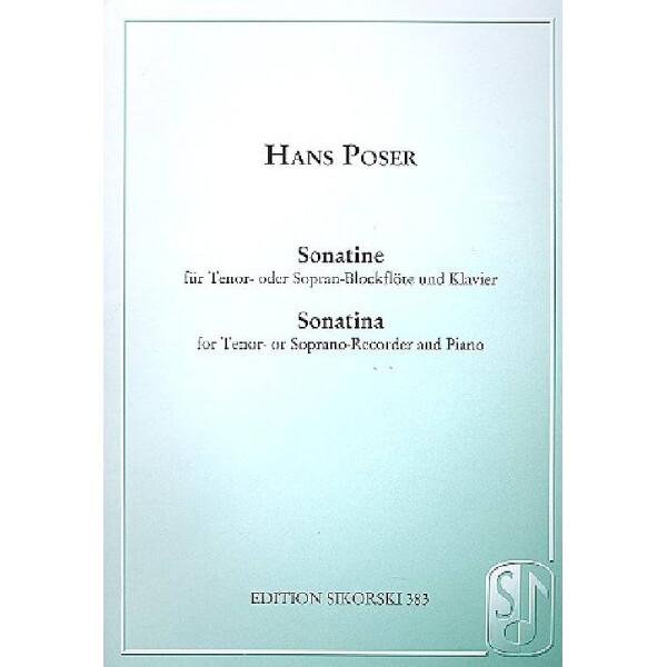 Sonatine op.36,3 für Tenorblockflöte