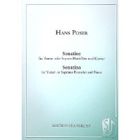 Sonatine op.36,3 für Tenorblockflöte