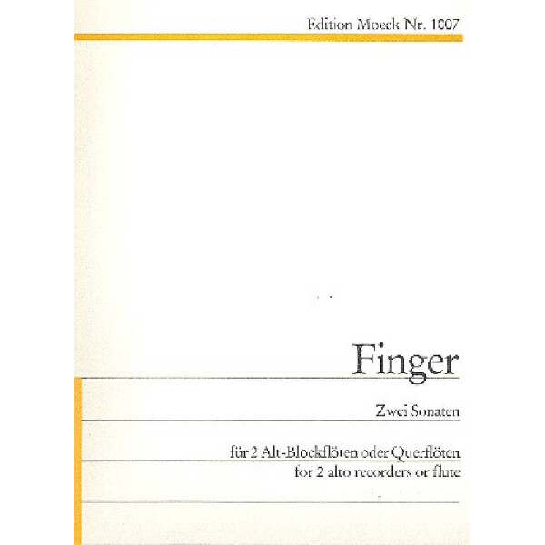 2 Sonaten für 2 Altblockflöten