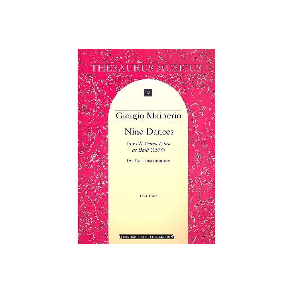 Tänze aus Il primo libro de balli box