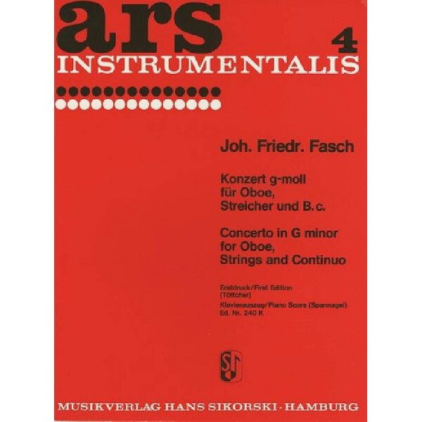 Konzert g-Moll für Oboe und
