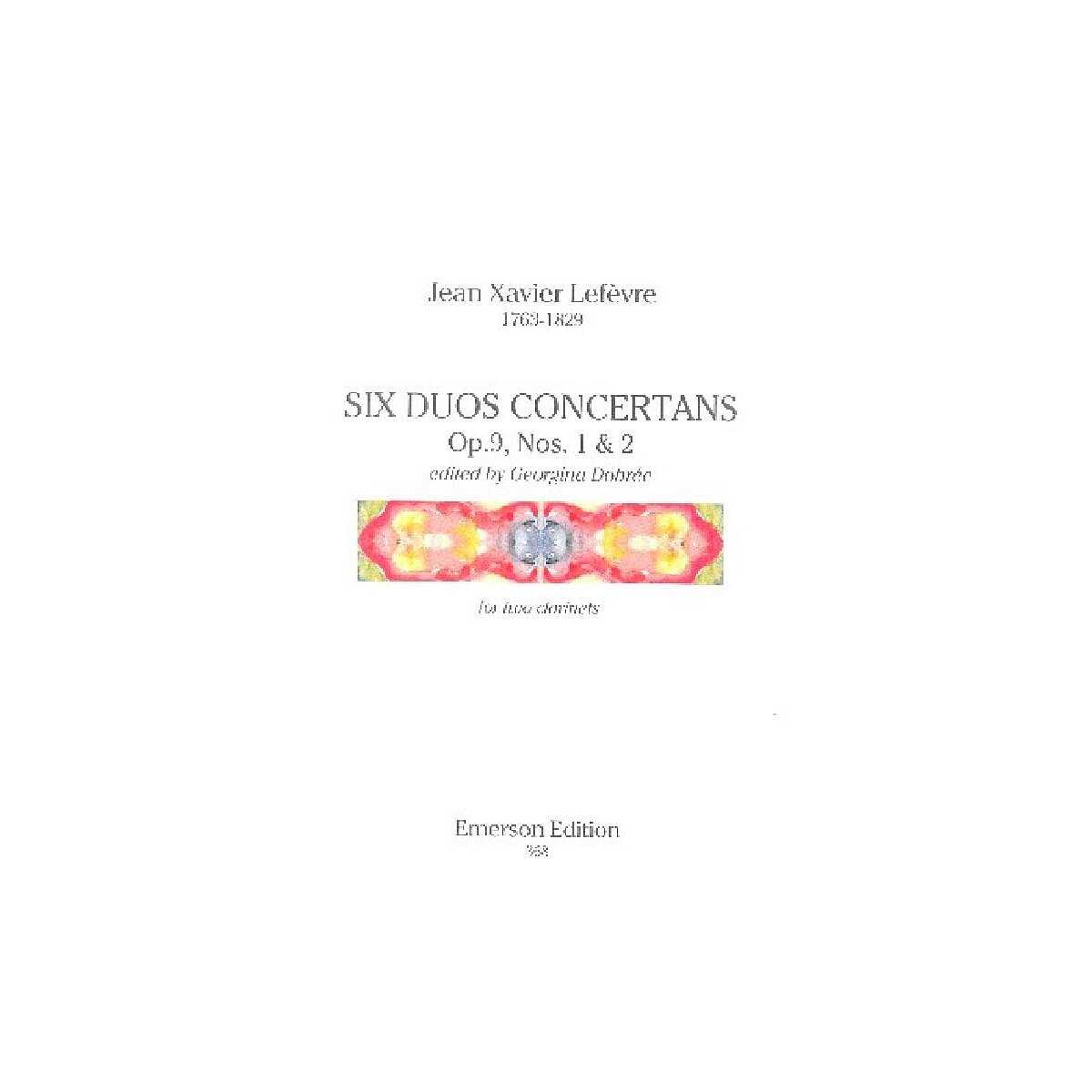 6 Duos concertants op.9 no.1,2 box