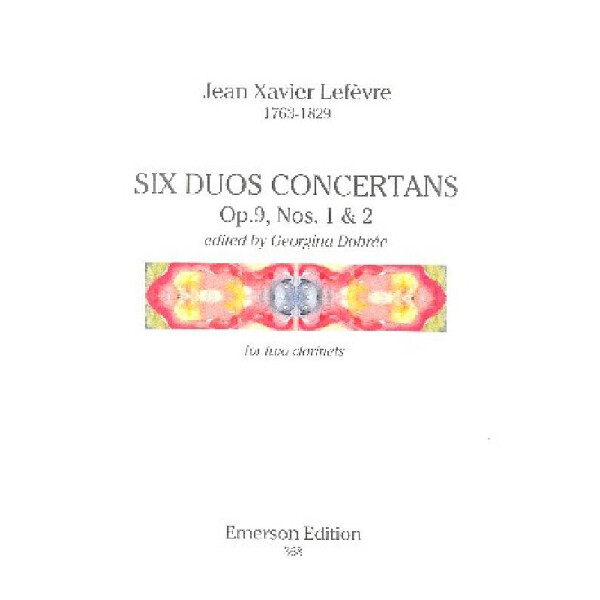 6 Duos concertants op.9 no.1,2