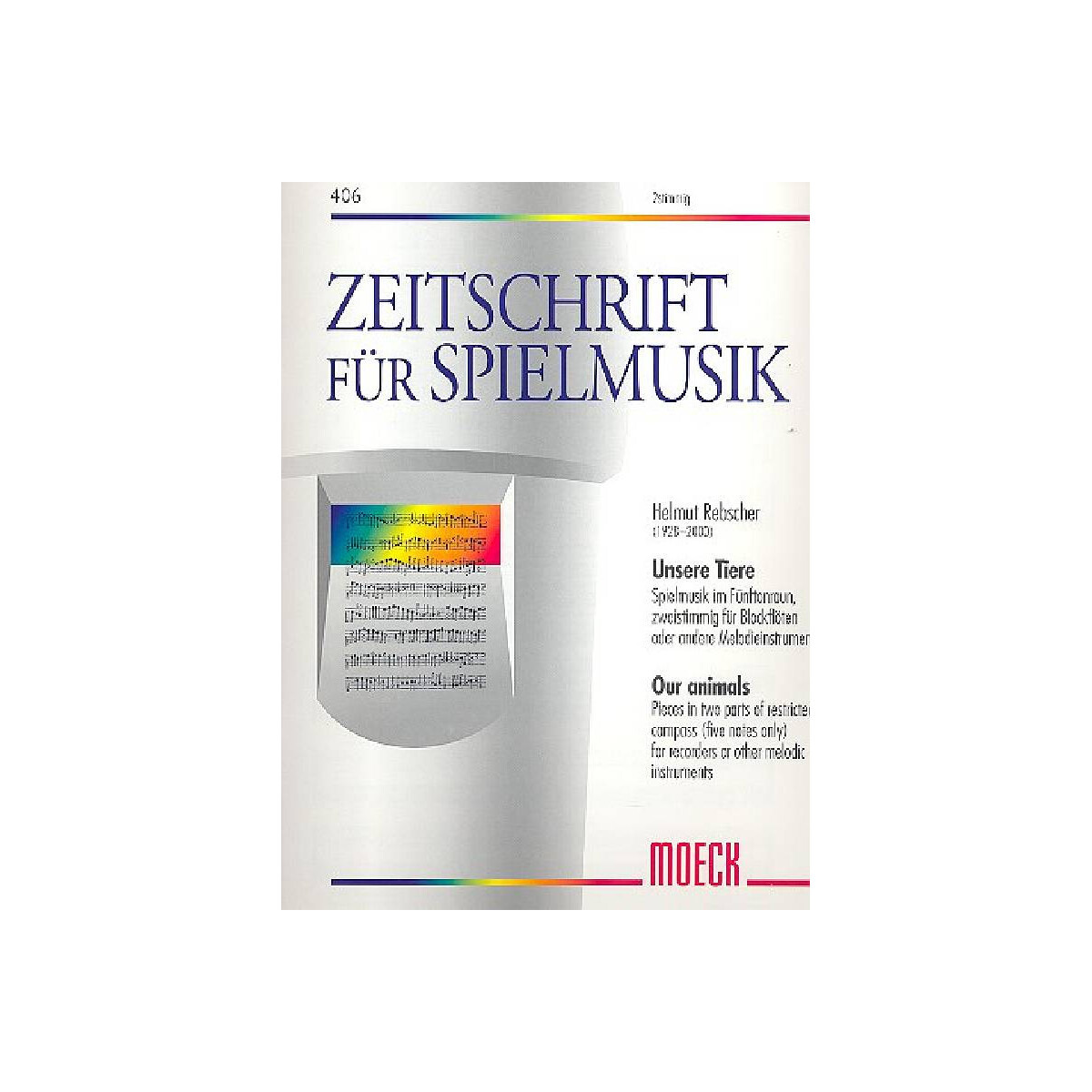 Unsere Tiere für 2 Sopranblockflöten